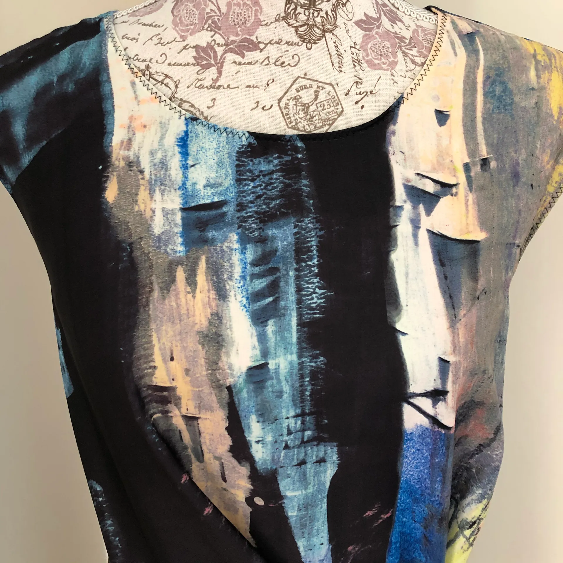 NWT Watercolor Pleat Dress - Image 10