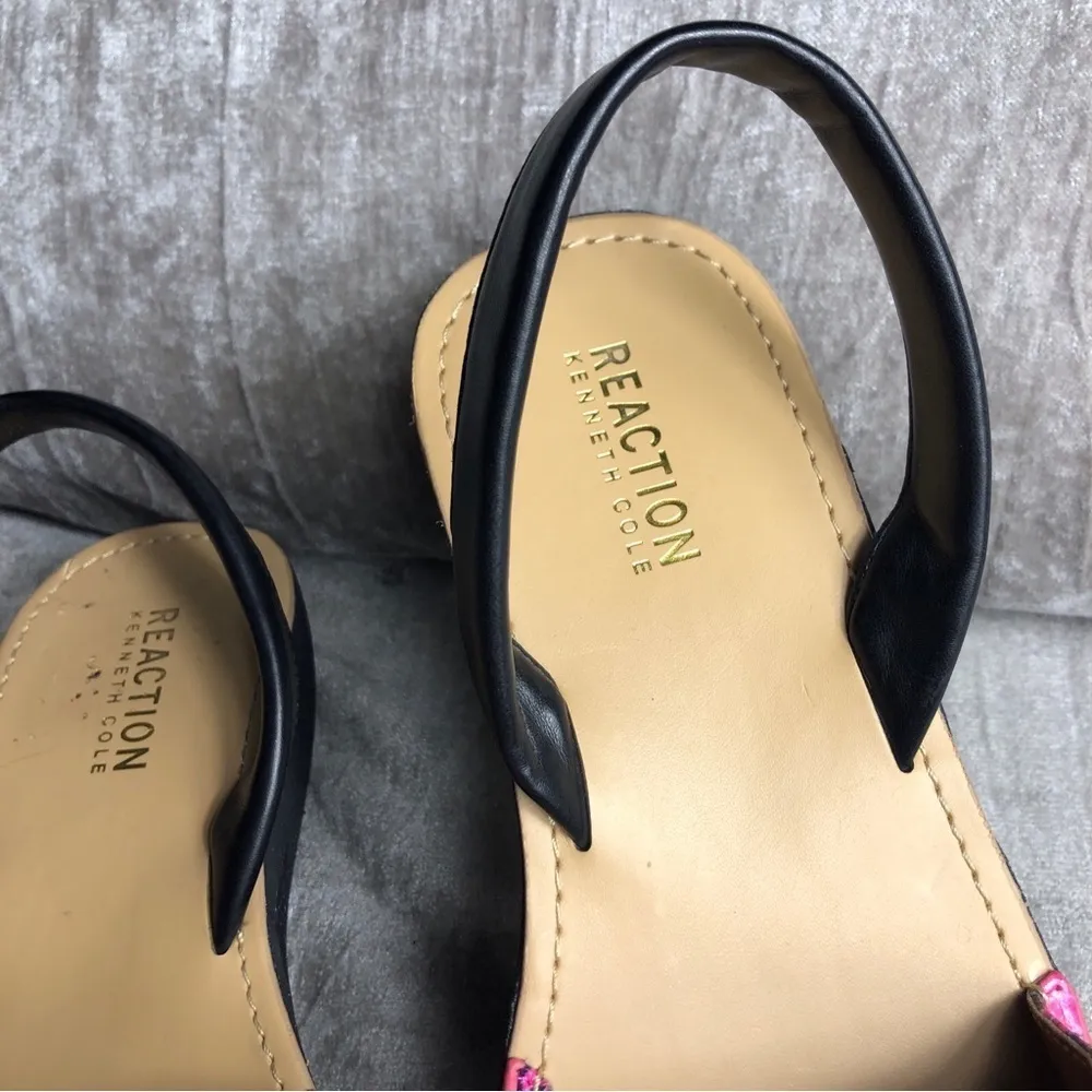 Kenneth Cole REACTION Women's Fine Glass Slingback Platform Sandal Pink 9.5 - Image 11