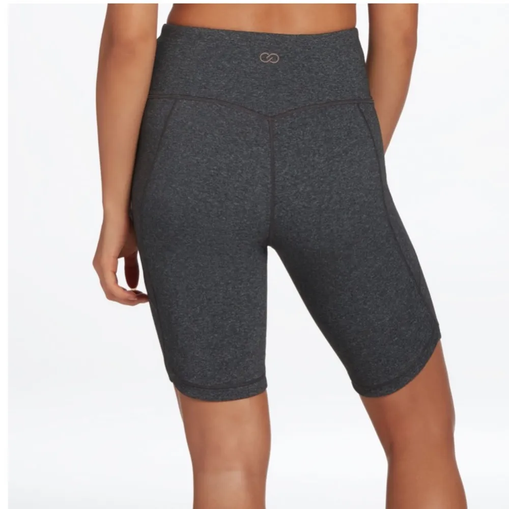 CALIA by carrie underwood Women's Essential High Rise Bike Shorts gray s… - Image 27