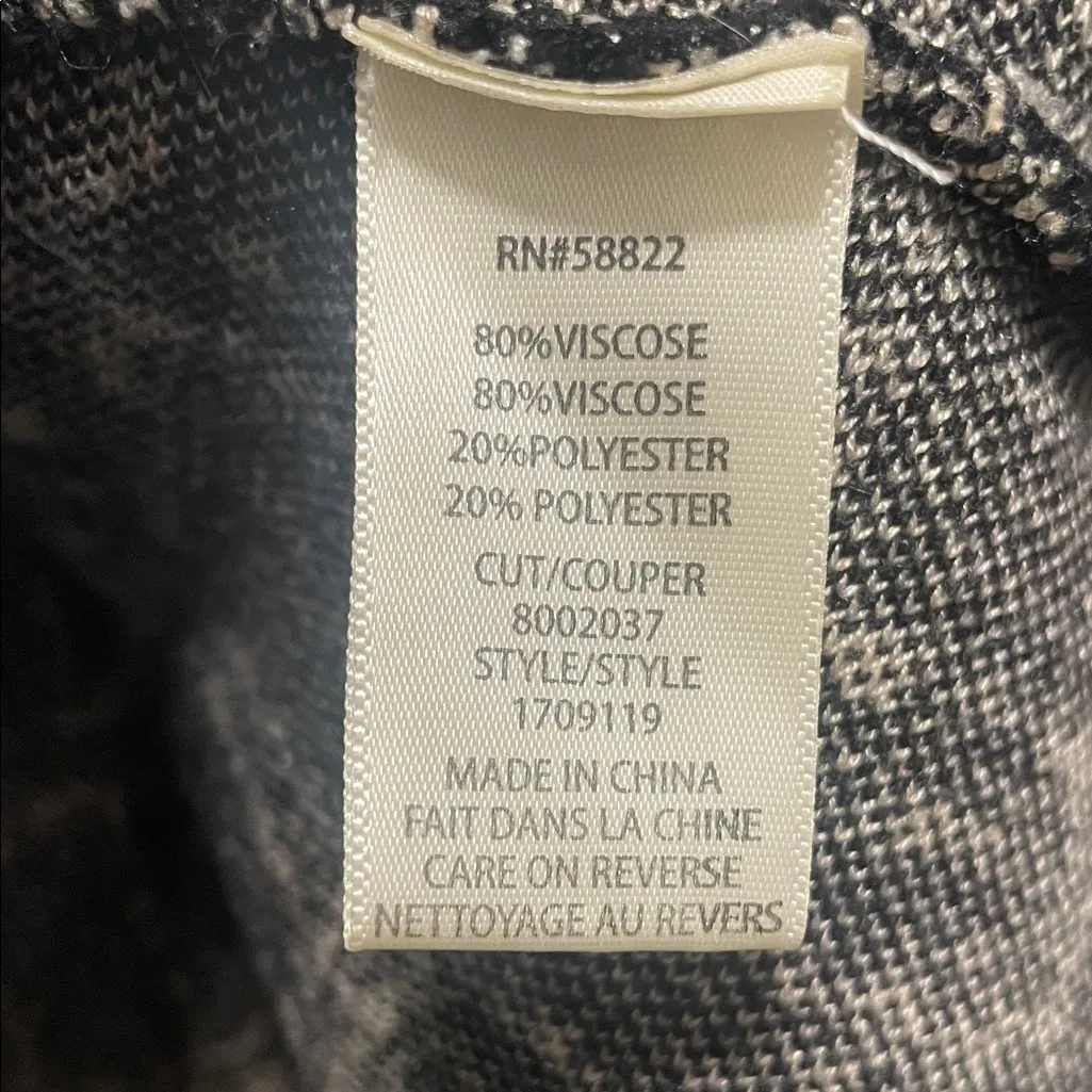 Max Studio Casual Elastic Waistband Pull On Knee Skirt Size Large Black - Image 3