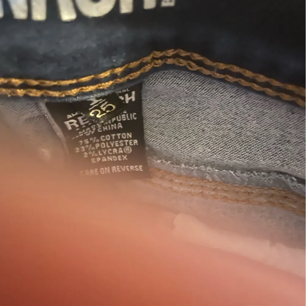 High waisted, stretchy, distressed denim shortsS - Image 6