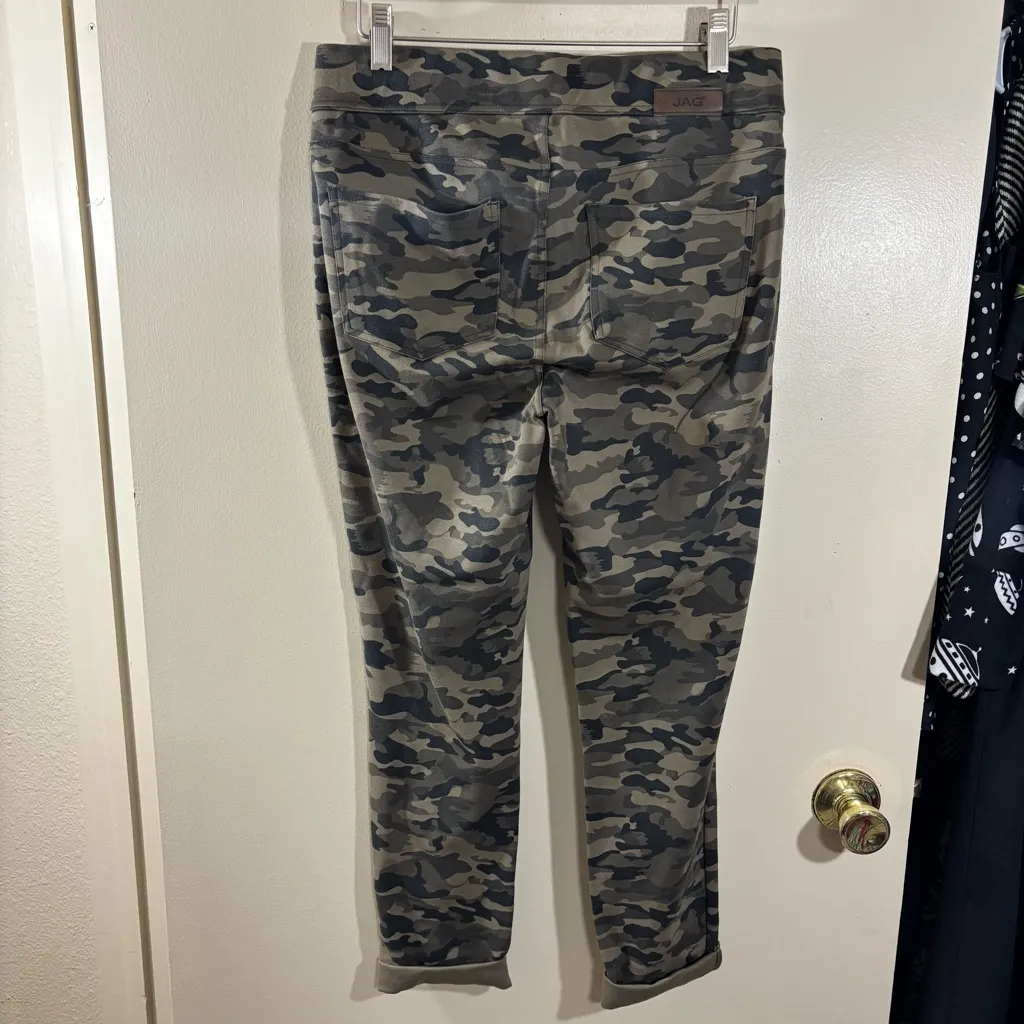 Jag Jeans Marla Pull-On Camo Ponte Leggings Size M - Image 6