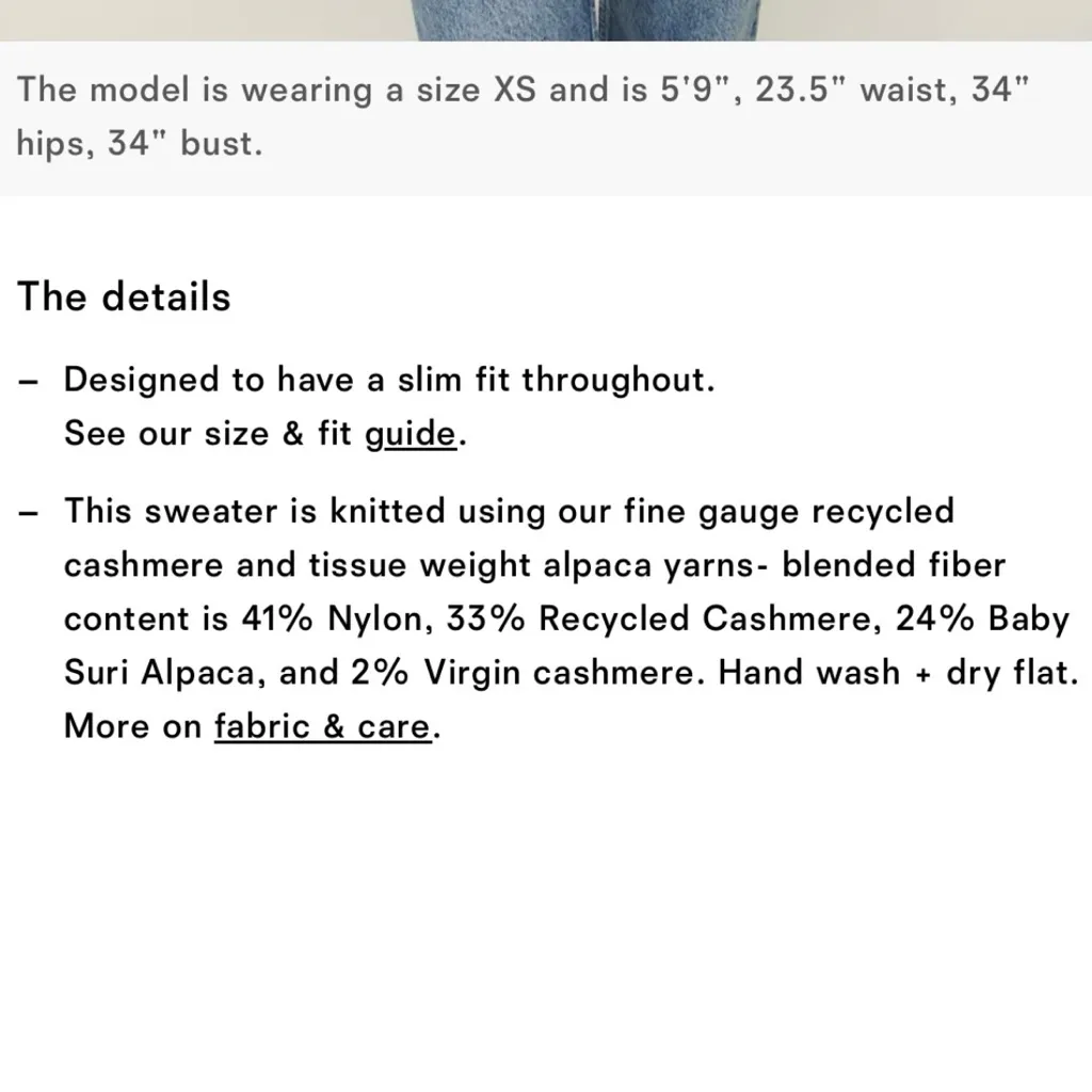 Reformation Rebecca Cashmere Alpaca Tie Front Cardigan Sweater Small NWT Black - Image 4