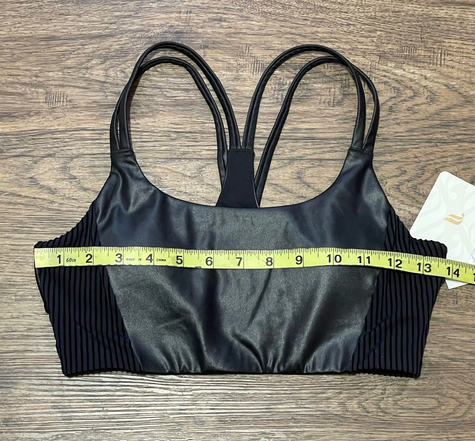 NWT  Principal Motion365+ Low Impact Bra Black Shine Size XS - Image 6