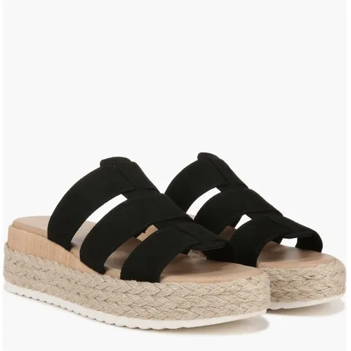 Dr. Scholl's Electric Platform Wedge Sandal, Cushioned, Black/Tan, Size 9, NWT‎ Black - Image 2