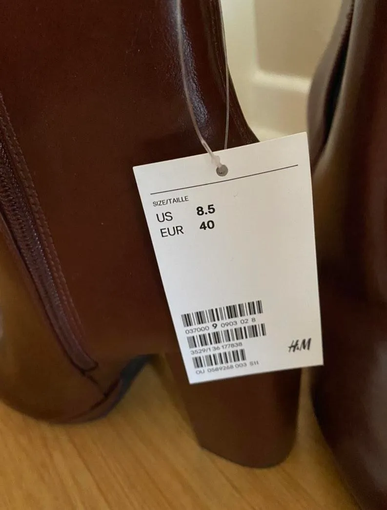 Brown Platform Ankle Boots - Image 4