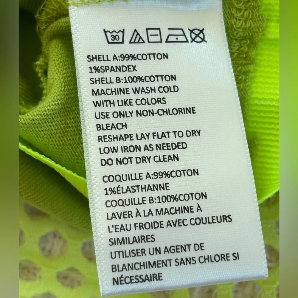 Urban Outfitters rave festival Off Road Mesh Overlay Cropped Tank Top green XS - Image 9