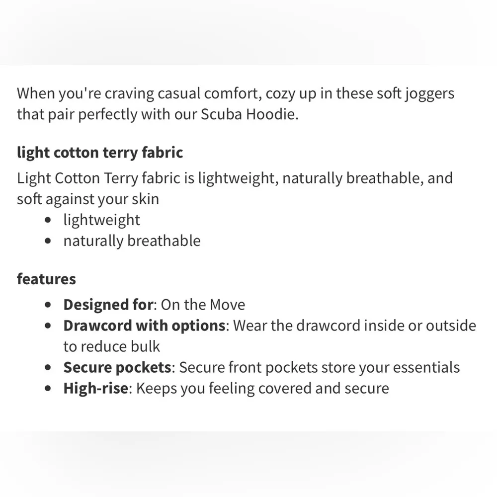 Women’s Lululemon Scuba Relaxed High-Rise Jogger Pants
White Opal Size 14 - Image 6