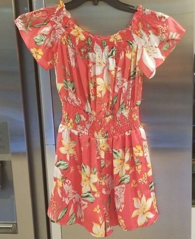 💕BB DAKOTA💕 Floral Off the Shoulder Romper - Image 7