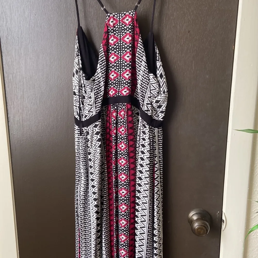 Francesca’s Mi Ami Julian border print Maxi dress - Image 8