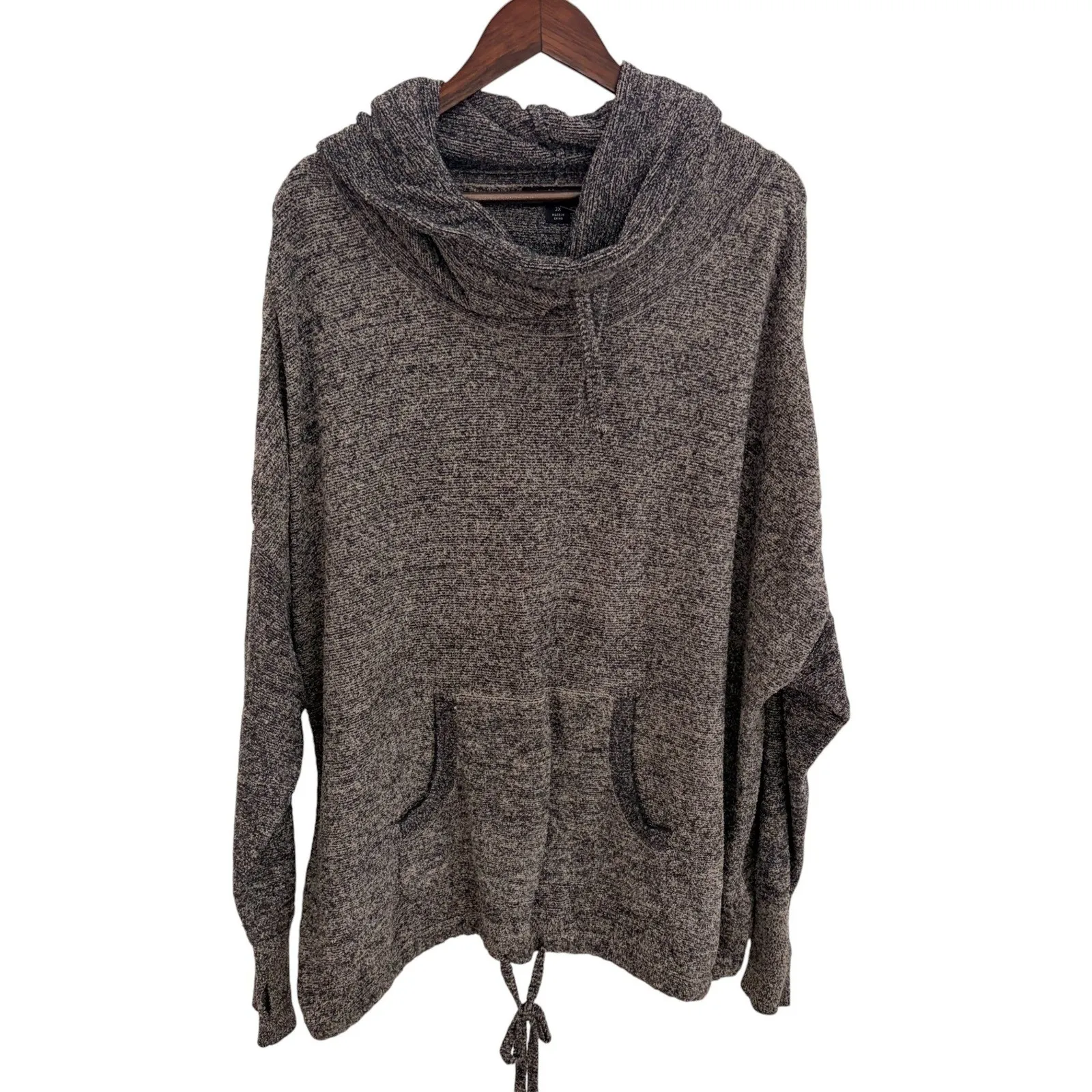 Barefoot Dreams Cozychic Lite 3X Pebble Beach 906 Cowl Neck Pullover Sweater - Image 3