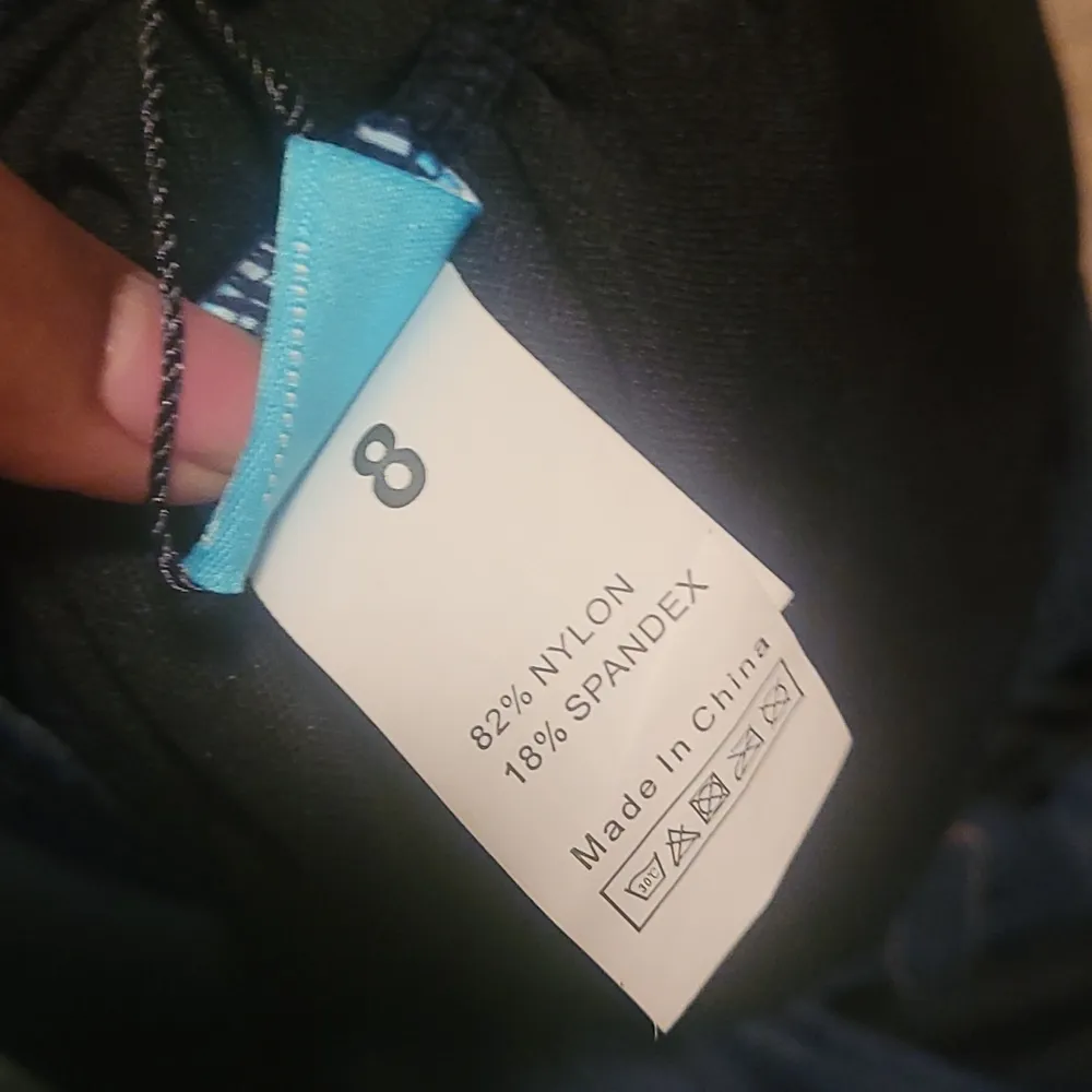 Septangle One Piece Swim Suit SIZE 8 Blue - Image 6