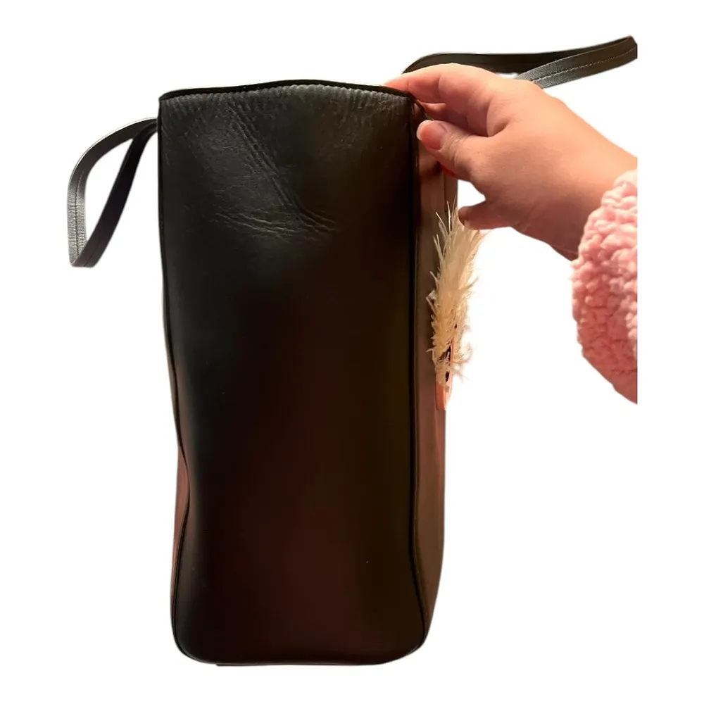 Kate spade imagination monster Hallie leather tote bag with tags EUC - Image 3