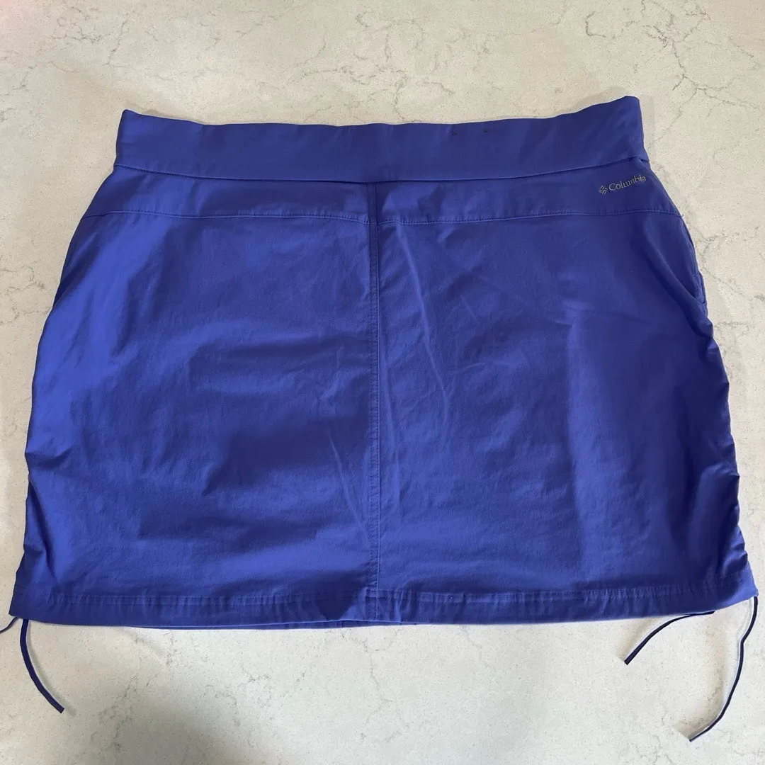 Columbia Womens XXL Blue Skort Walking Tennis Golf Pickleball Side Pockets - Image 6
