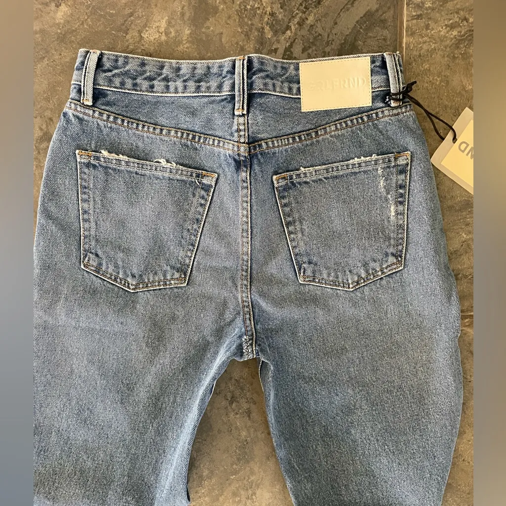 NWT GRLFRND Karolina High Rise Straight Crop Jeans in The Valley Sz 27‎ $215 - Image 8