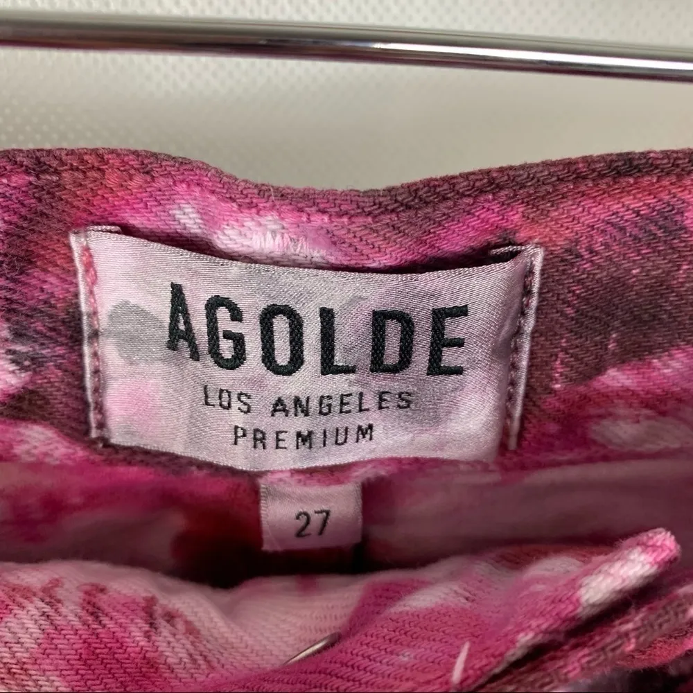 Agolde Parker Vintage tie dye cut off short Size 27 - Image 6