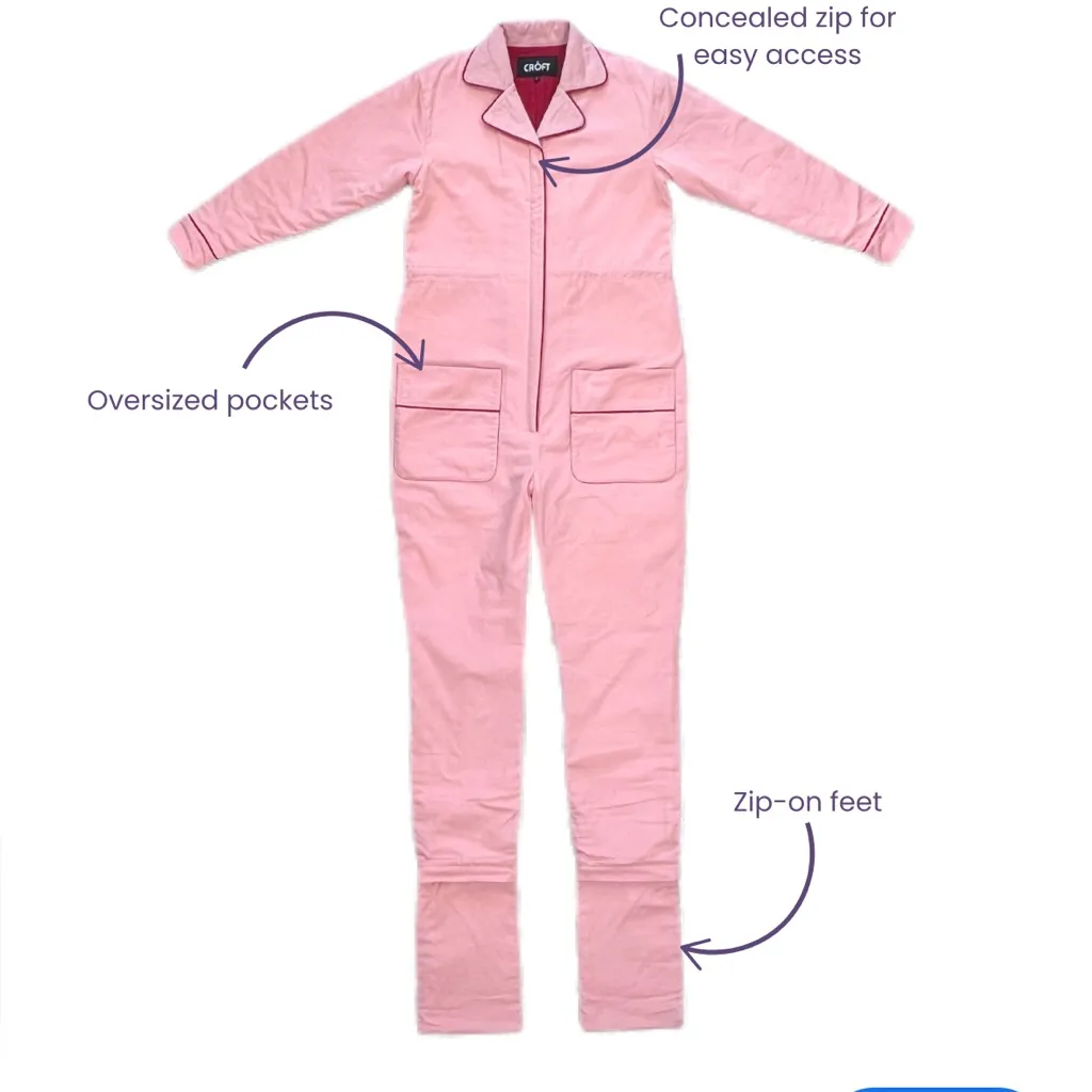 Croft Coveralls NWOT $169 The Ultimate Adult Sleepsuit for Co - Image 2