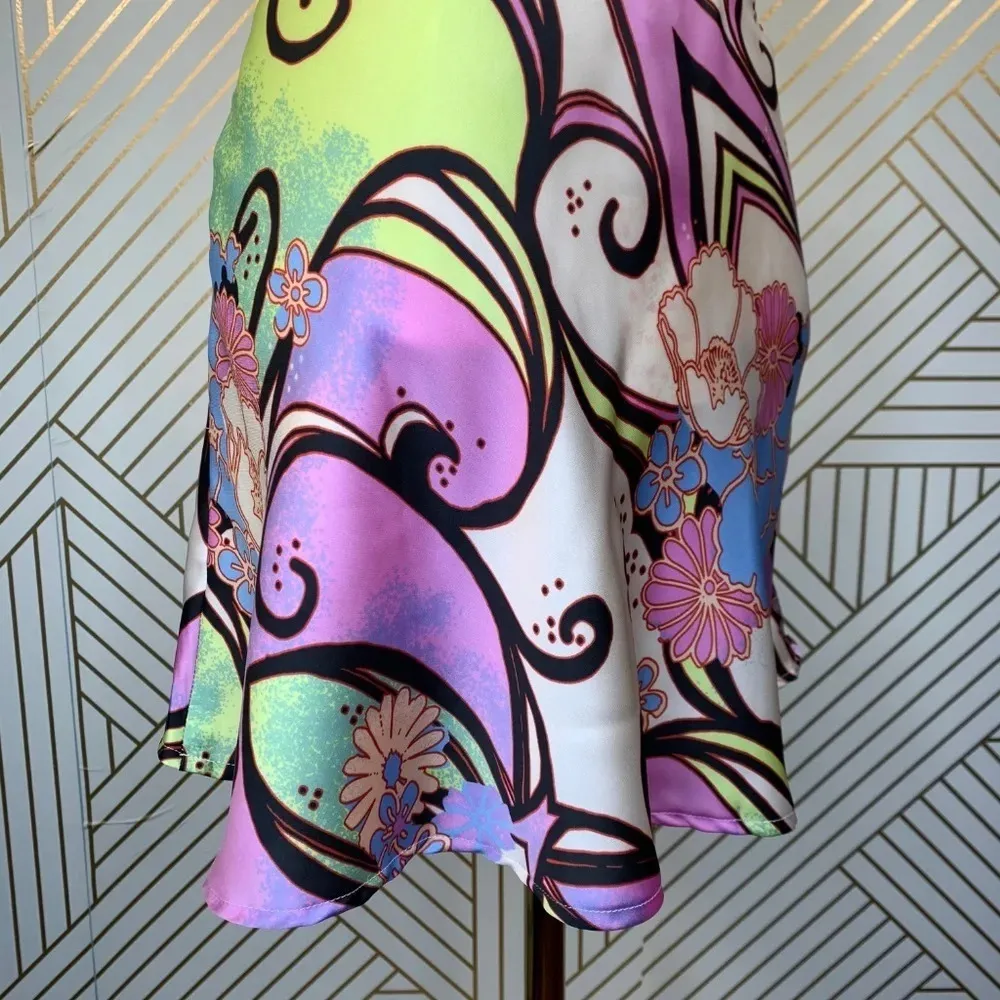 Free People Phoebe Printed Mini Skirt‎ - Image 5