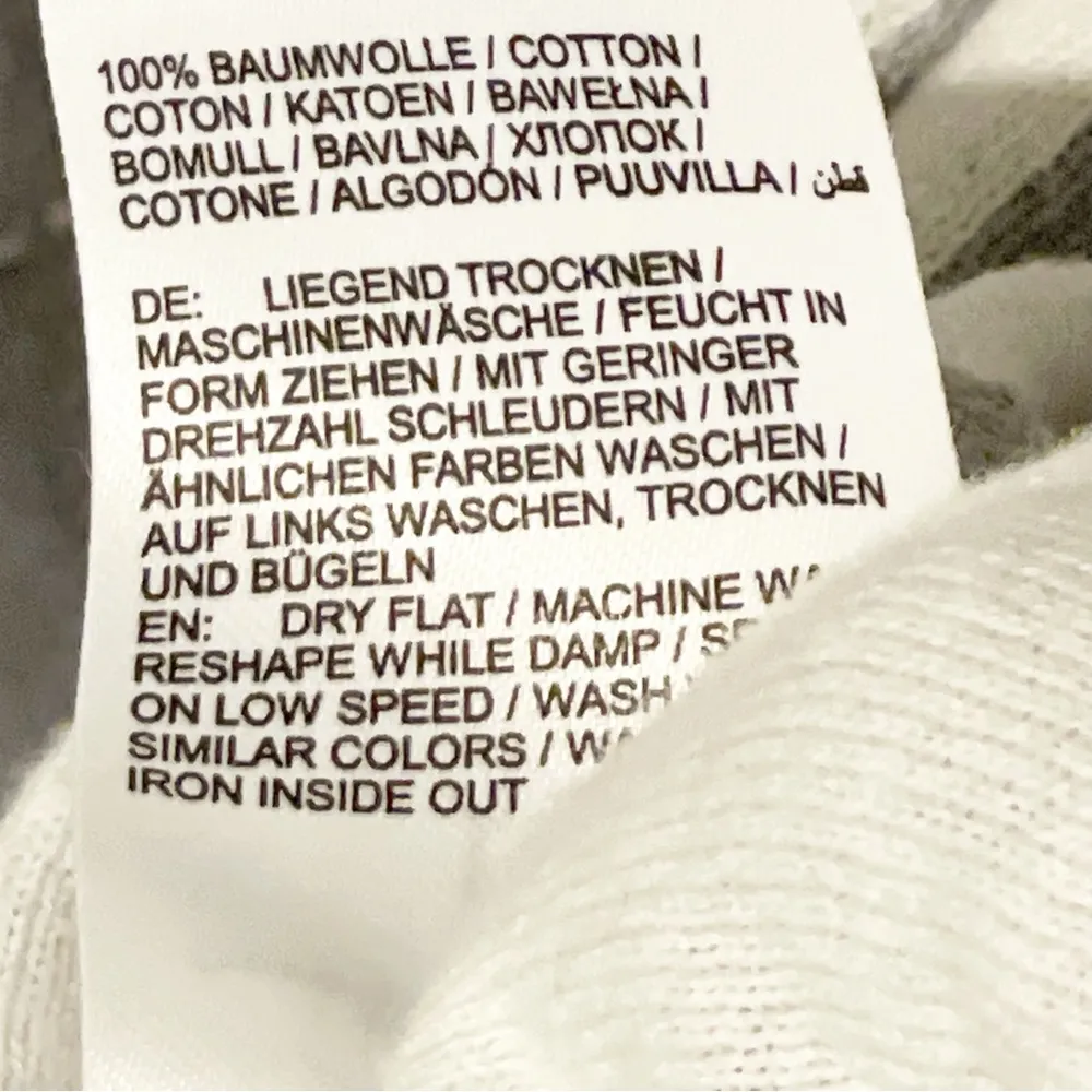 Ulla Popken Plus Size 20/22 Letter Pattern Long Sleeve Open Shape Knit Cardigan Gray - Image 5