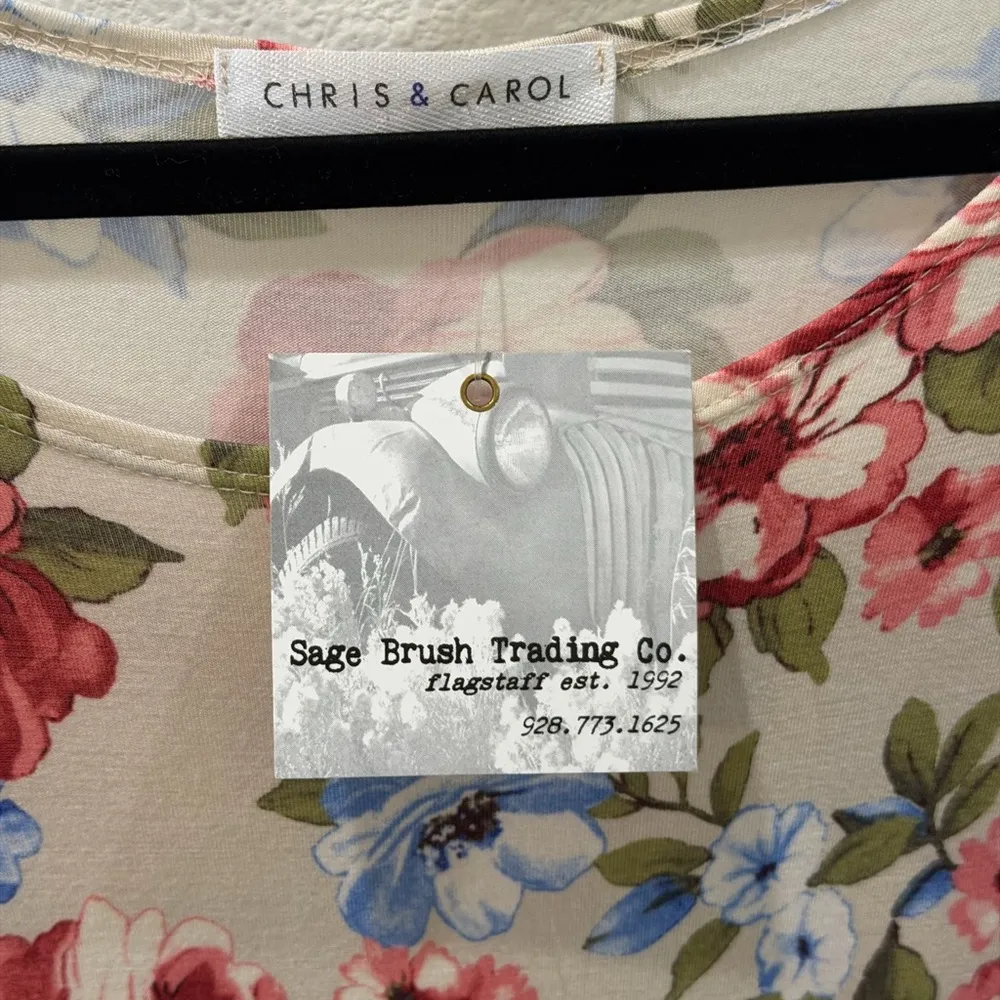 Chris & Carol Boutique Floral Maxi Dress Size Small NWT - Image 10