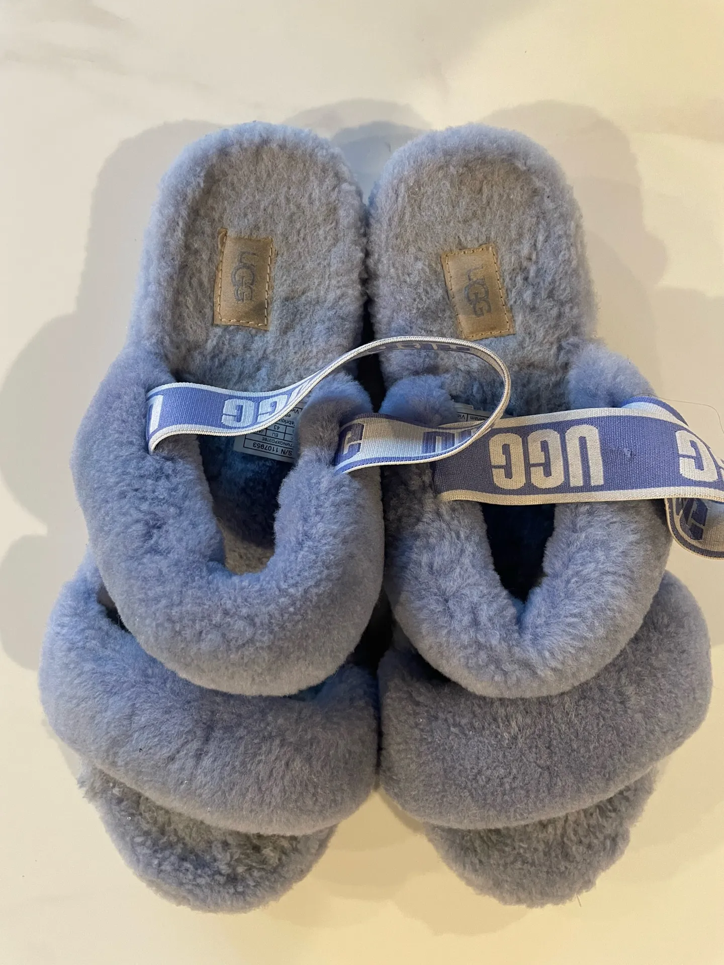 UGG “Oh Yeah “Slipper Lilac Bloom Slides Australia Wool 1107953 Purple Size US12 - Image 3