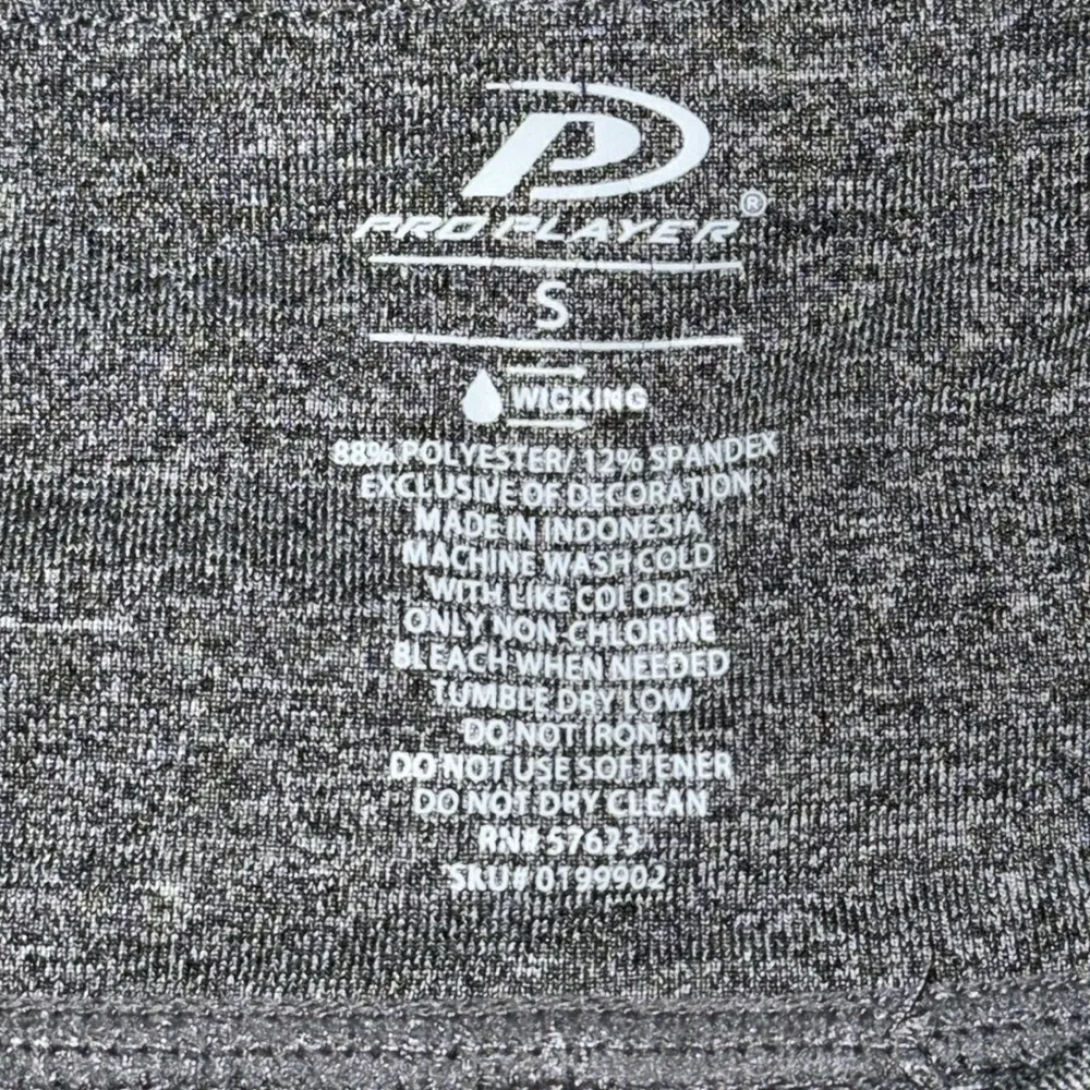 Pro Player Capri Lattice Leg Leggings Charcoal Gray Women’s S Small - Image 5