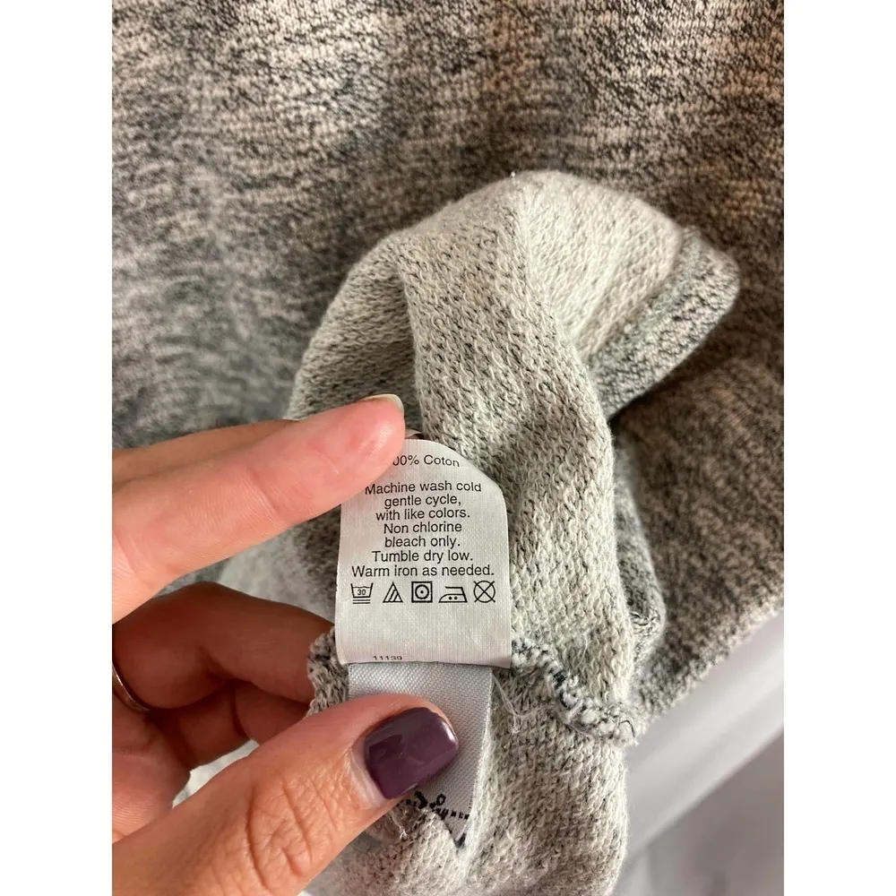 J Crew Loomknit Pullover Sweater Grey Size Medium - Image 5