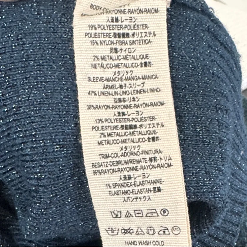 Free People Blue Sparkle Sweater ✨⭐️💖 - Image 16