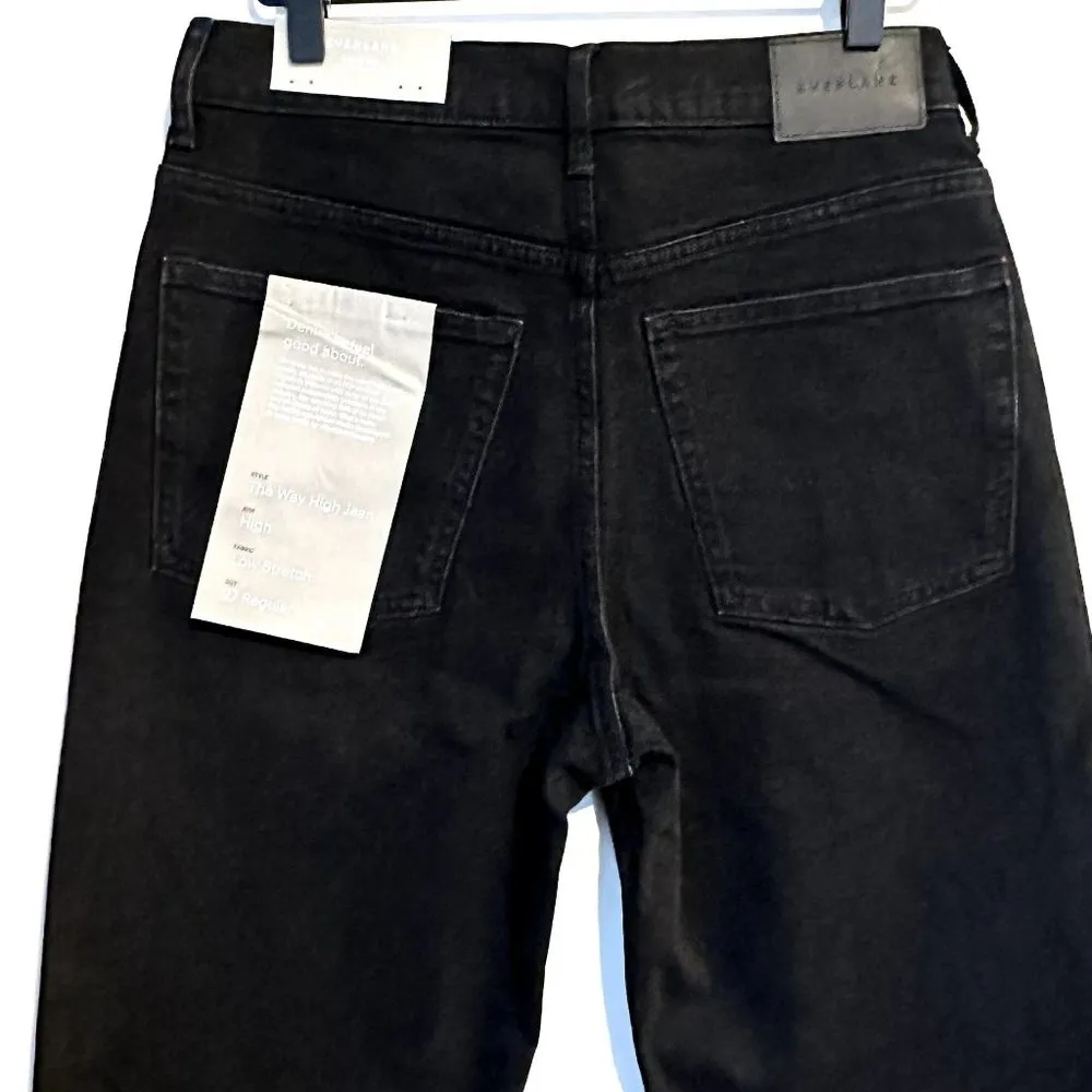 NWT Everlane Black The Way High Jean - Size 27 - Image 8