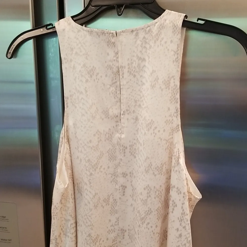 đź’•ATM ANTHONY THOMAS MELILLOđź’• Pale Pink Snake Print Silk Mini Dress Small S - Image 11