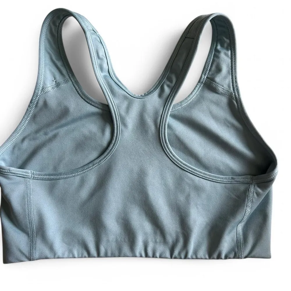 NWOT- Nike Sports Bra Size M Light Blue with Black Swoosh (never worn) - Image 5