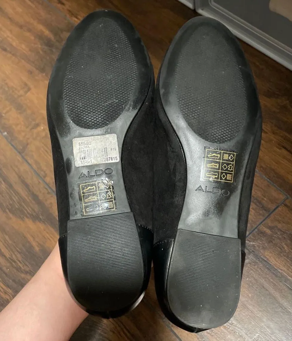 Black Suede Flats - Image 3