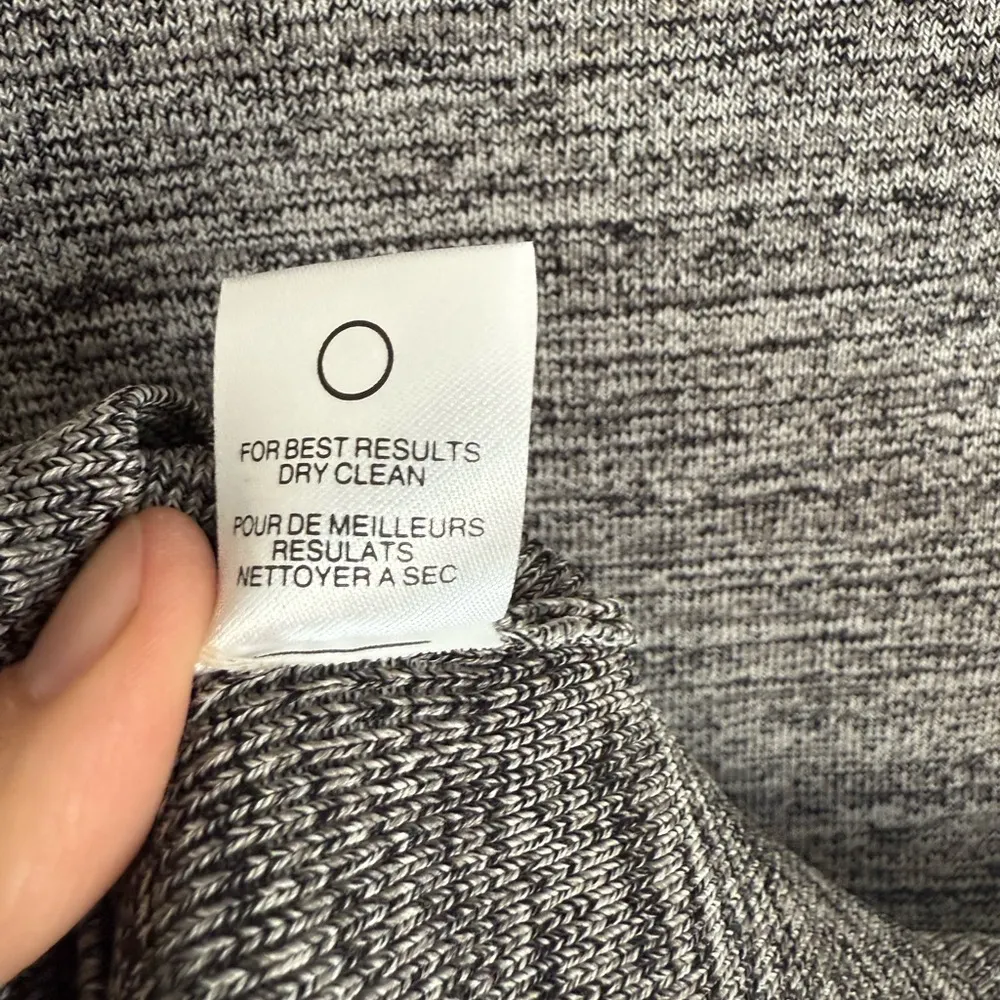 Halston Heritage Gray compression Knit mini Dress small like new - Image 12