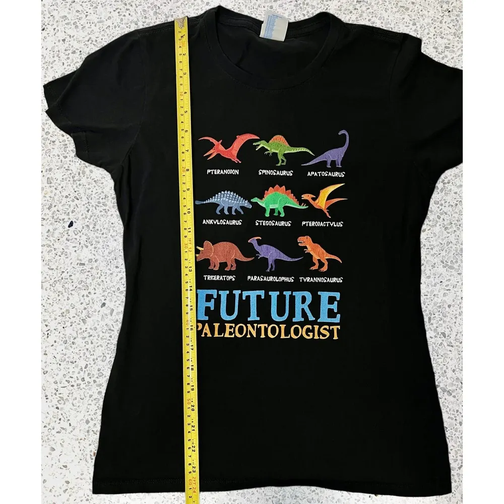 Woman’s Dinosaurs Future Paleontologist Black T - Image 9