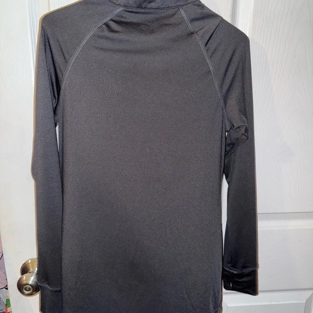 Zone Pro Black and White Striped Quarter-Zip Pullover - Image 3