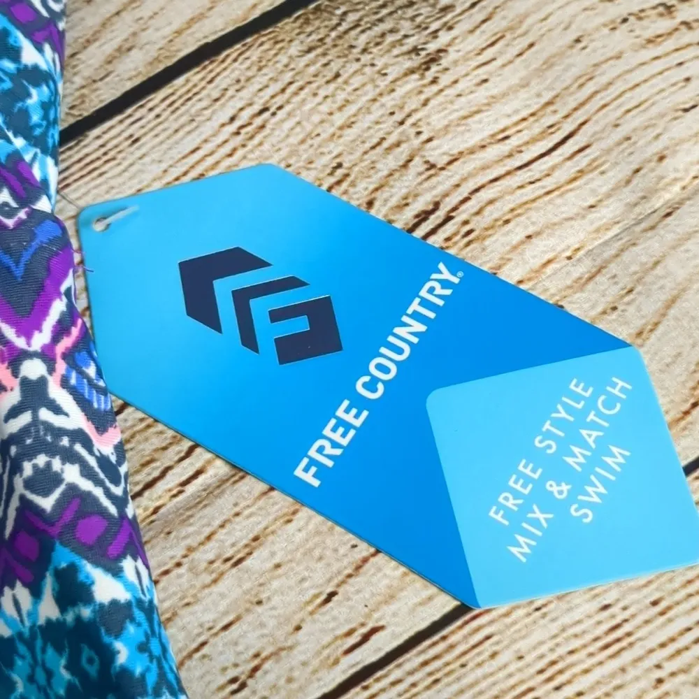 Free country tankini swim top size small - Image 3