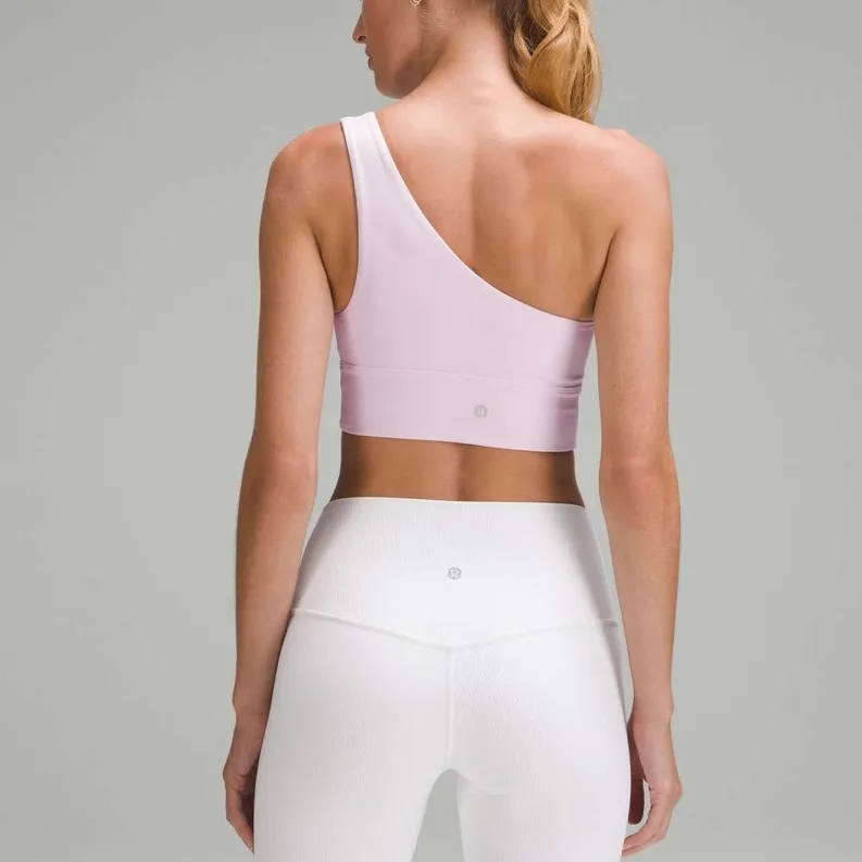 Lululemon Align Asymmetrical Bra – Rare-Meadowsweet Pink – Size 2 - Image 3