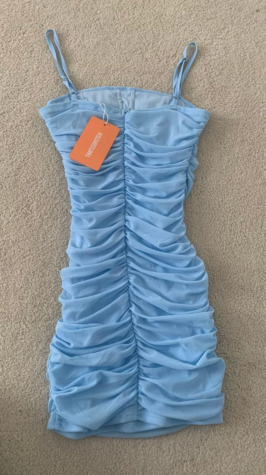 ThatsSoFetch Blue Hoco Dress - Image 3