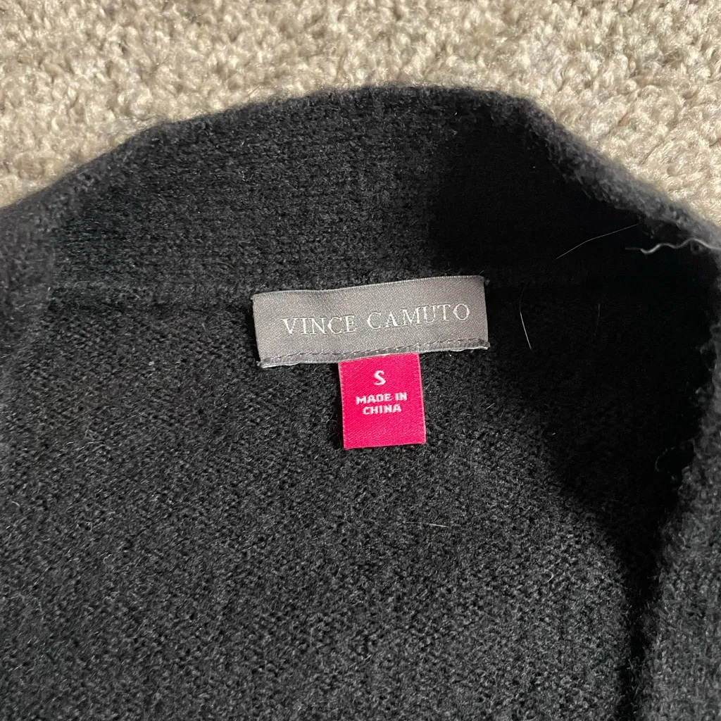 Vince Camuto Black, Gray, and Orange Cardigan - Image 3