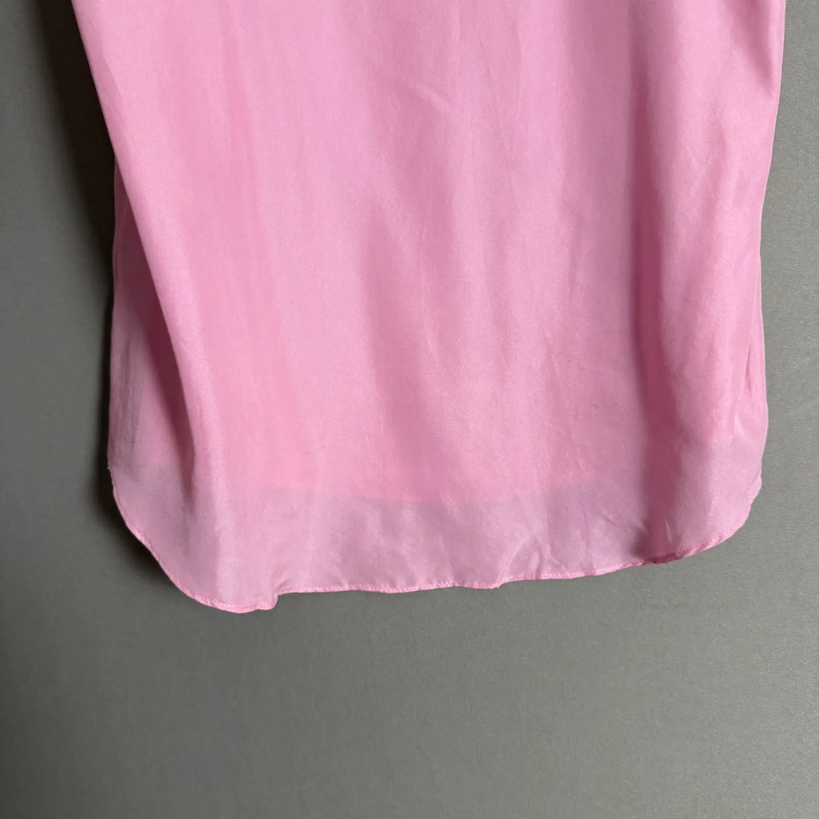 Theory sz S pink 100% silk tank top NWT‎ - Image 7