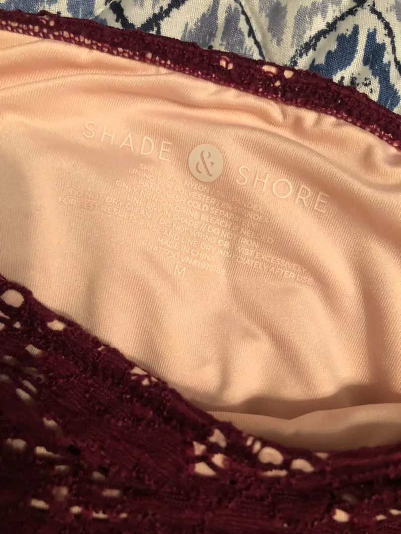 Target Maroon Swim Suit - Image 4