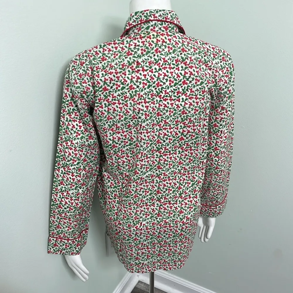 Roller Rabbit Holly Berry Christmas Pajama Top - Image 7