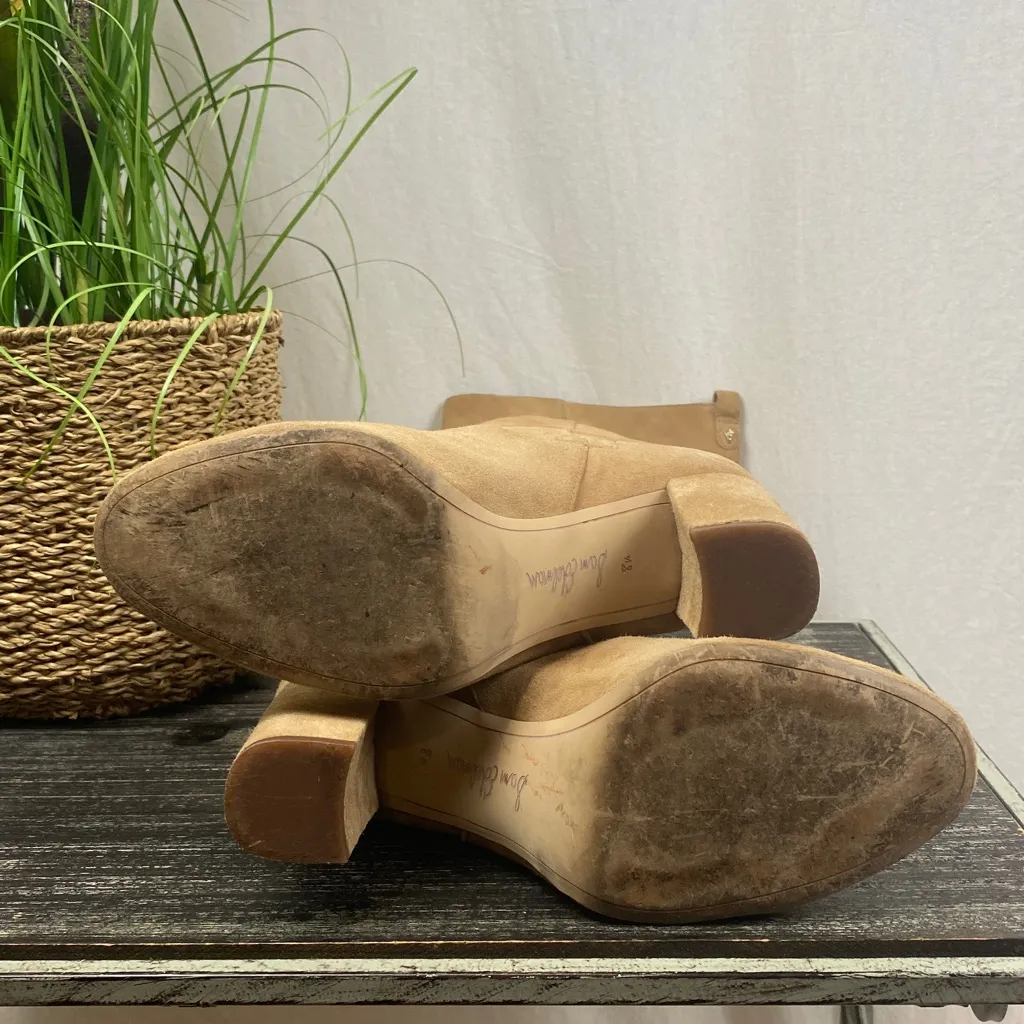 Sam Edelman Tan Caprice Suede Slouchy Knee High Boots 8.5 - Image 5