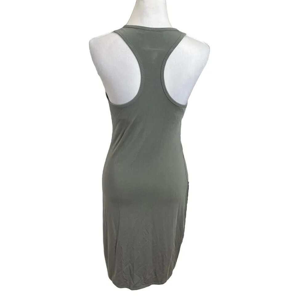 Athleta Barre Bralette Dress Women’s Small Sage Green Knot Racerback Soft Sport - Image 7