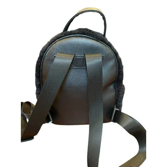 Juicy Couture Y2K Glam Black Faux Fur Backpack w/‎ Gold Hardwear - Image 7