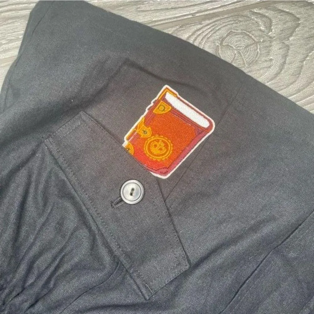 Hocus pocus Sanderson sister Croft & barrow hand crafted jacket XL embroidered - Image 9