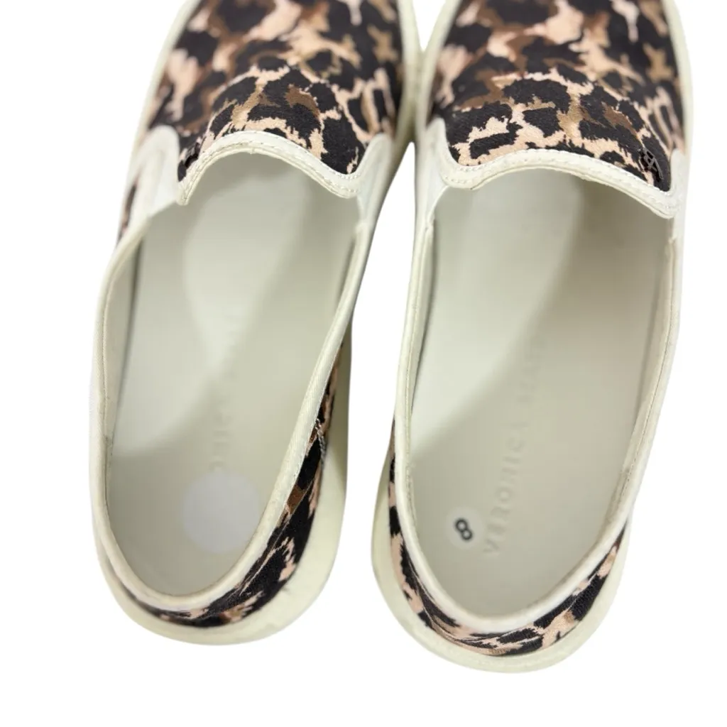 VERONICA BEARD Panelle Leopard Print canvas loafers shoes 38 8 - Image 4