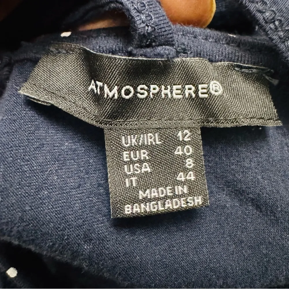 Atmosphere Navy Polka Dot Bodysuit - Image 3