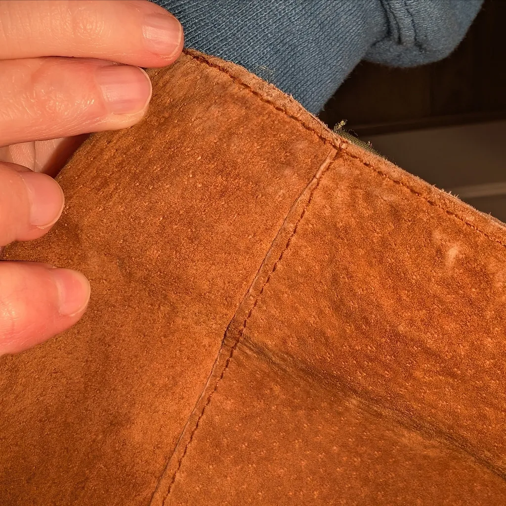 Vintage Wilson's Leather Maxima Jacket Women's Medium Brown/Green - Image 10