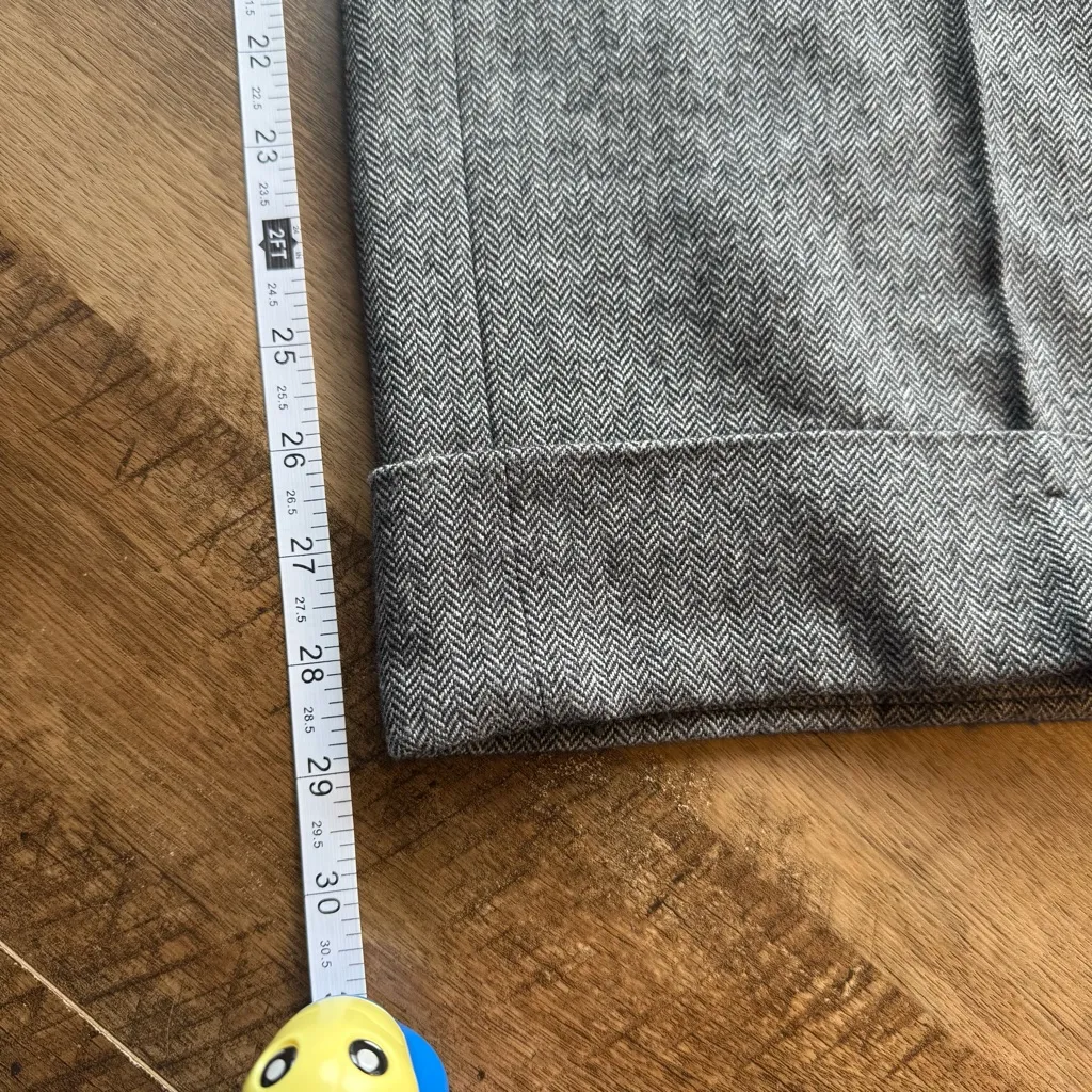 Elevenses Tweed Herringbone Wide Leg Pants Alpaca Blend Anthropologie Womens 8 M - Image 11